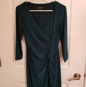 Emerald Green Black Label Evan Picone Dress Size 4